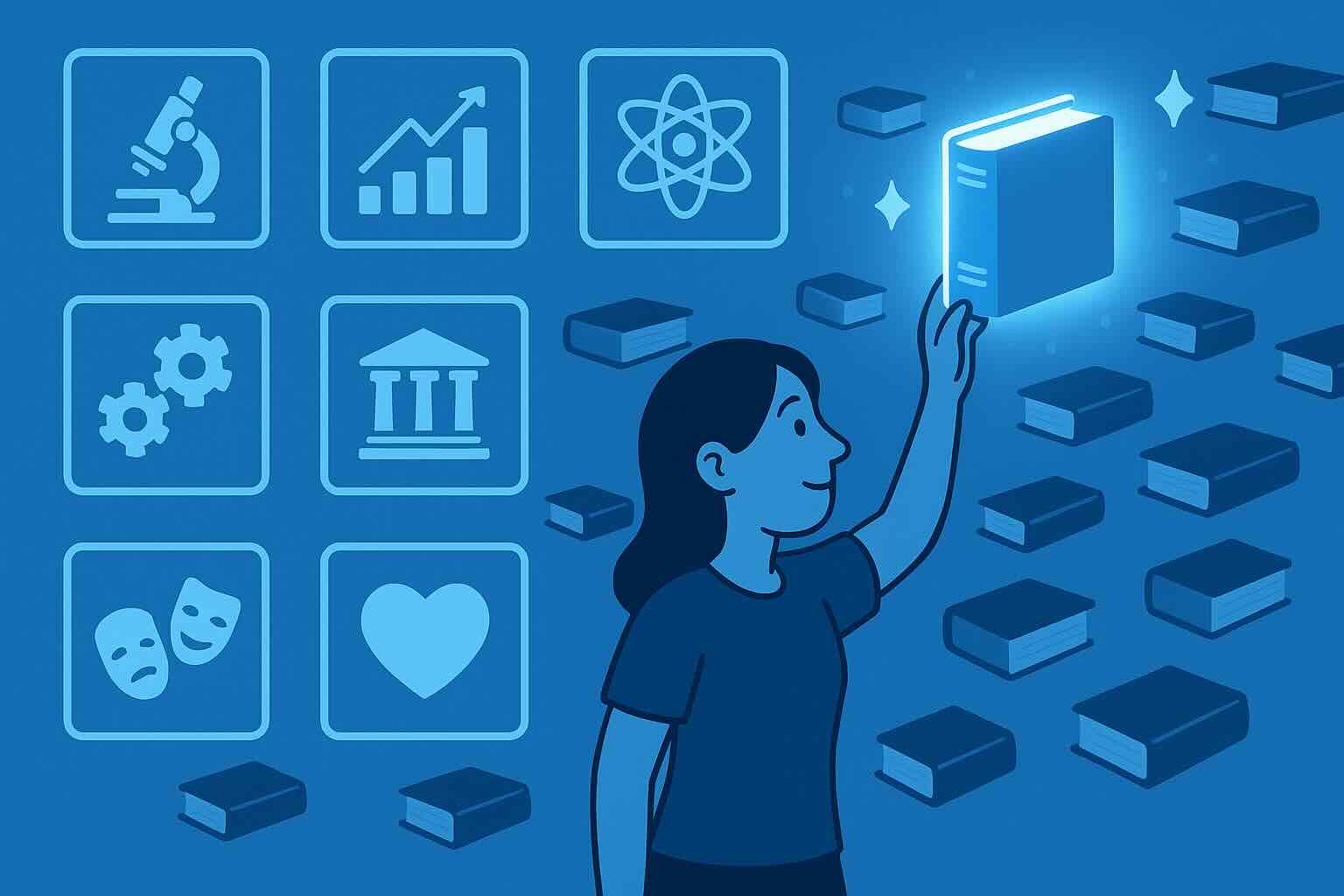 Book Categories Illustration
